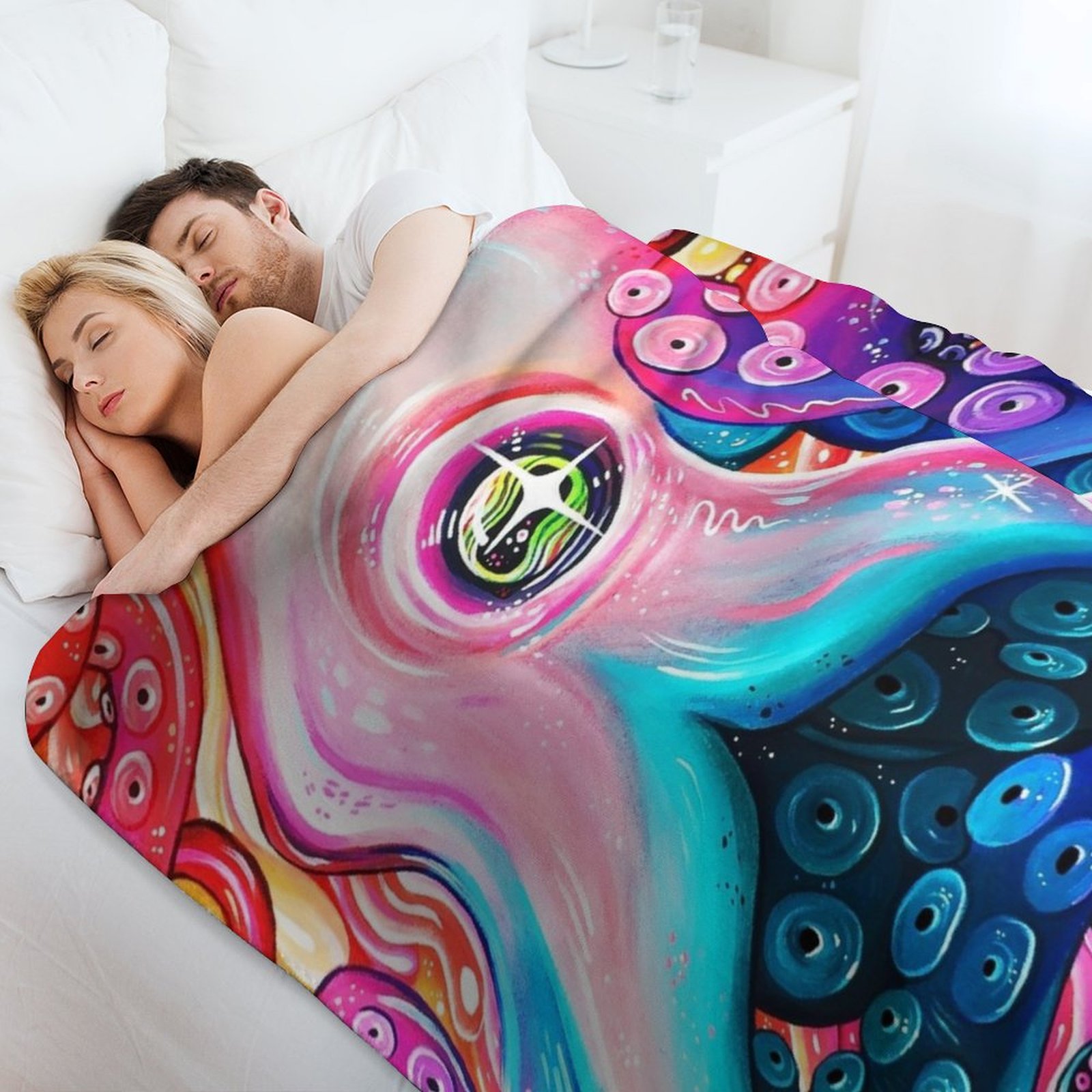GlitterOctopus Throw Blanket v - Anime Cosplay Idea 评论和价格